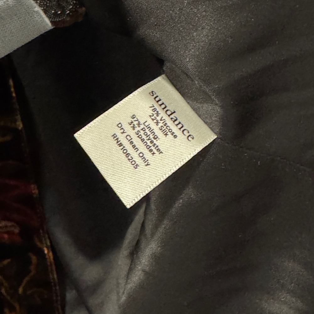 Sundance suede and silk paisley jacket - Picture 7 of 11